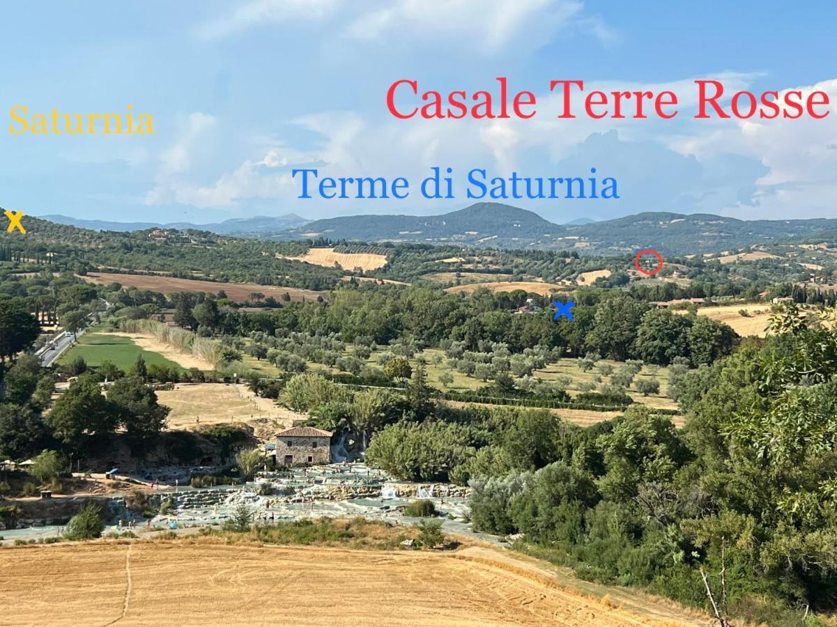 Casale Terre Rosse Bed & Breakfast Saturnia Eksteriør bilde